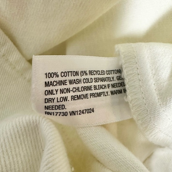 Asymmetrical Ruffle Denim Mini Dress - Future Collective™ Jenny K. Lopez Cream - Picture 6 of 7